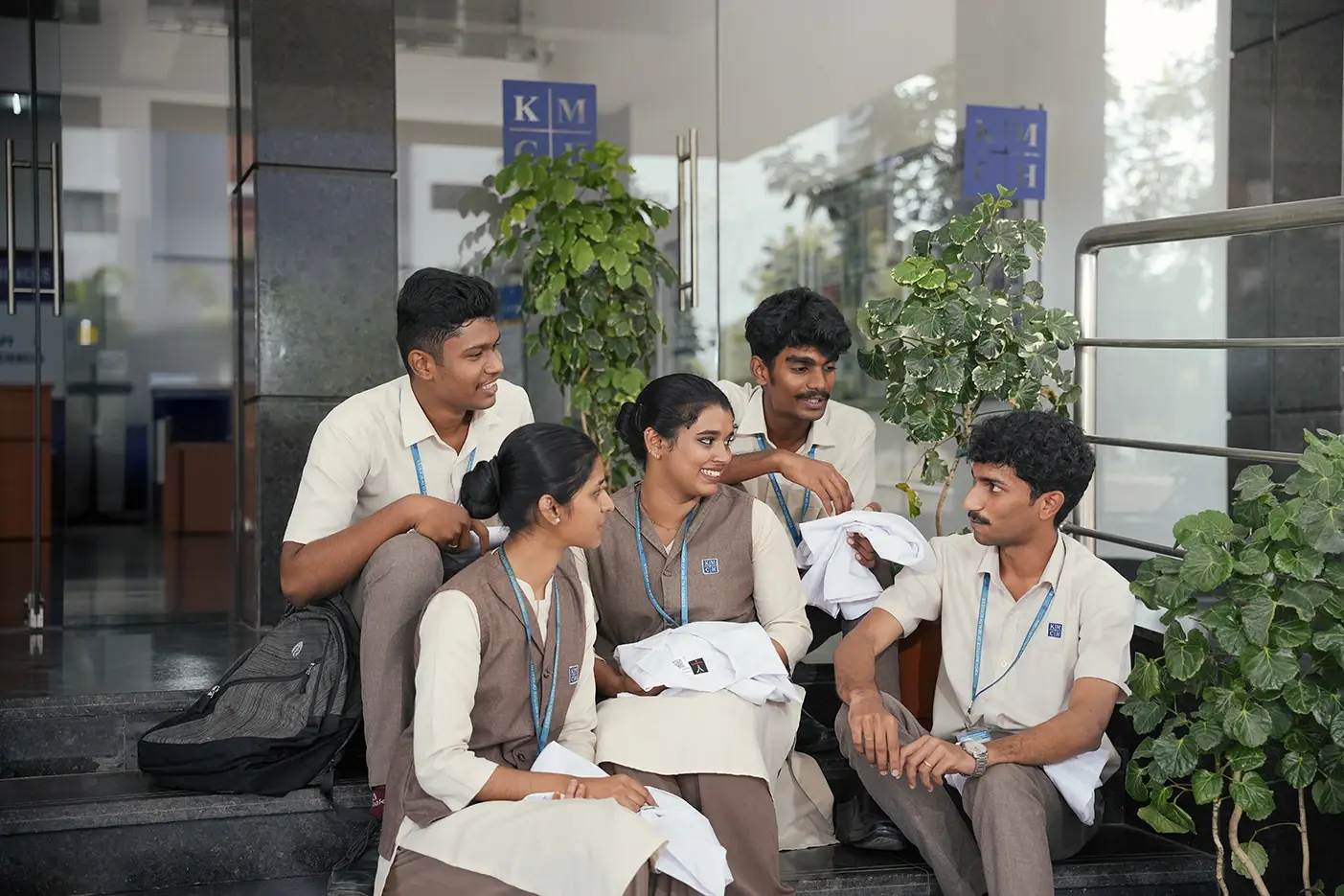 Students in a classroom lecture